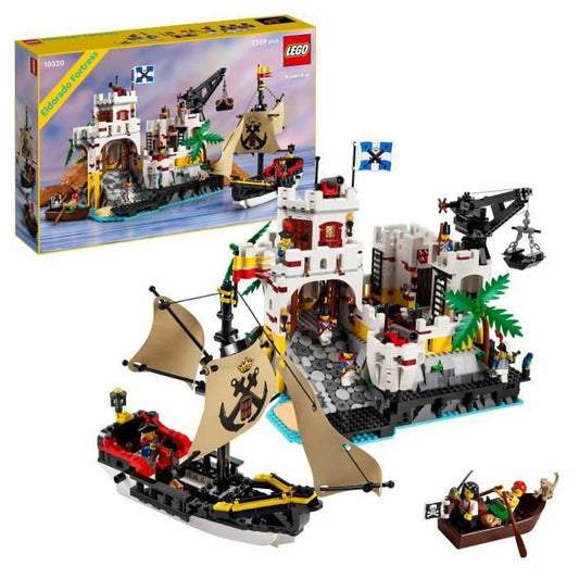 Konstruktionsspil Lego 10320 ElDorado Fortress Piratskib 2509 Dele