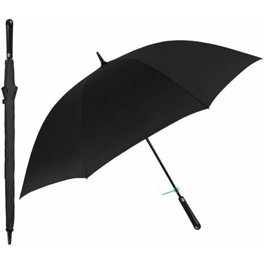 Paraply Perletti Golf XXL Sort Polyester Ø 132 cm