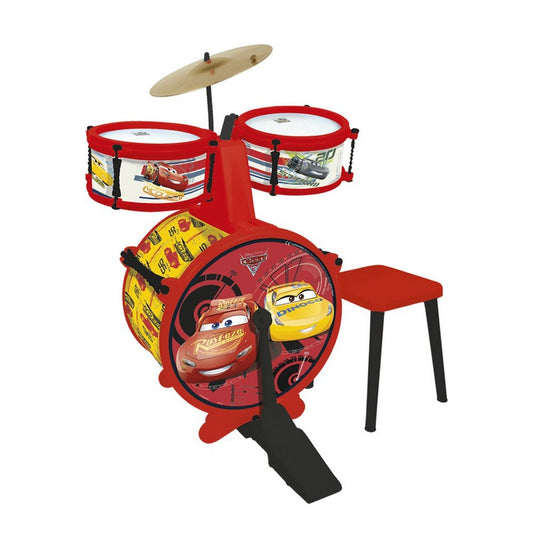 Musiklegetøj Cars Musikalske trommer Plastik