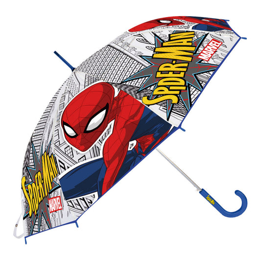 Paraply Spider-Man Great power Blå Rød