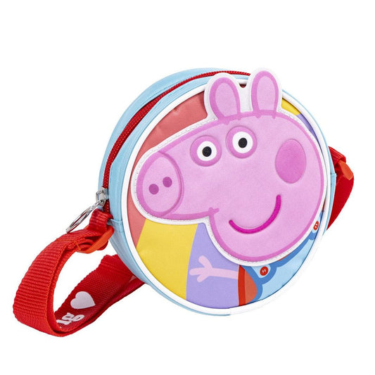 Håndtasker Peppa Pig Blå (16 x 16 x 4,5 cm)