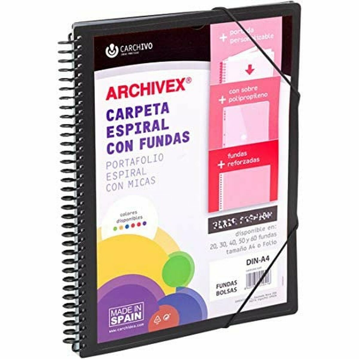 Organiser mappe Carchivo Archivex-Star Sort A4