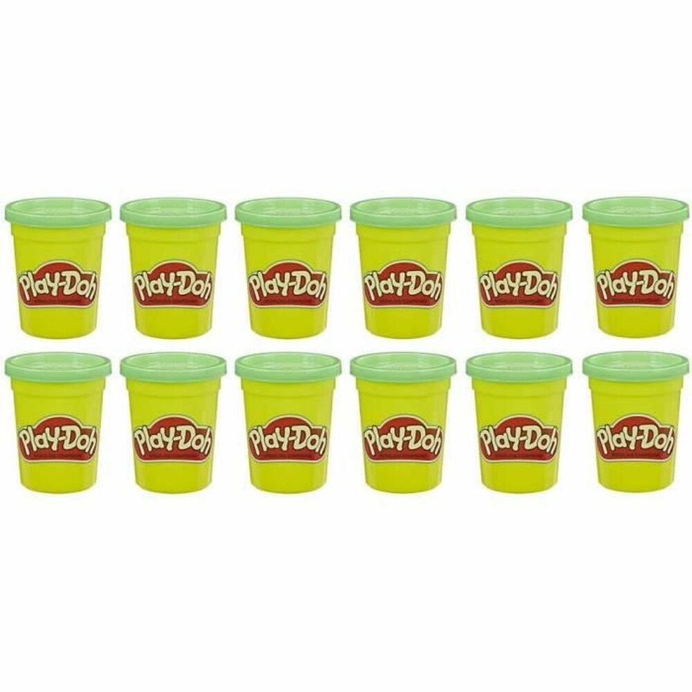 Modellervoks Spil Play-Doh Modeling Clay 12 enheder Grøn