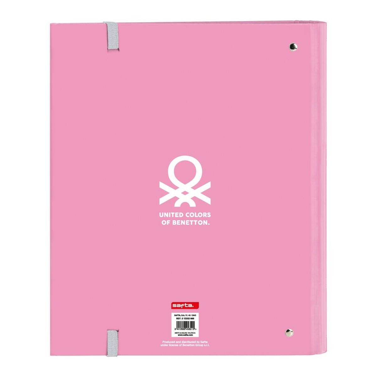 Ringbind Benetton Flamingo pink A4 Pink (27 x 32 x 3.5 cm) (35 mm)