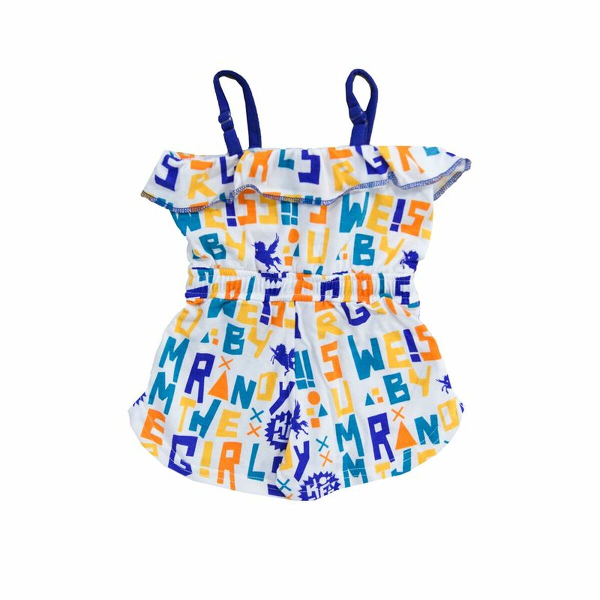 Kids Jumpsuit Randy Pige Hvid