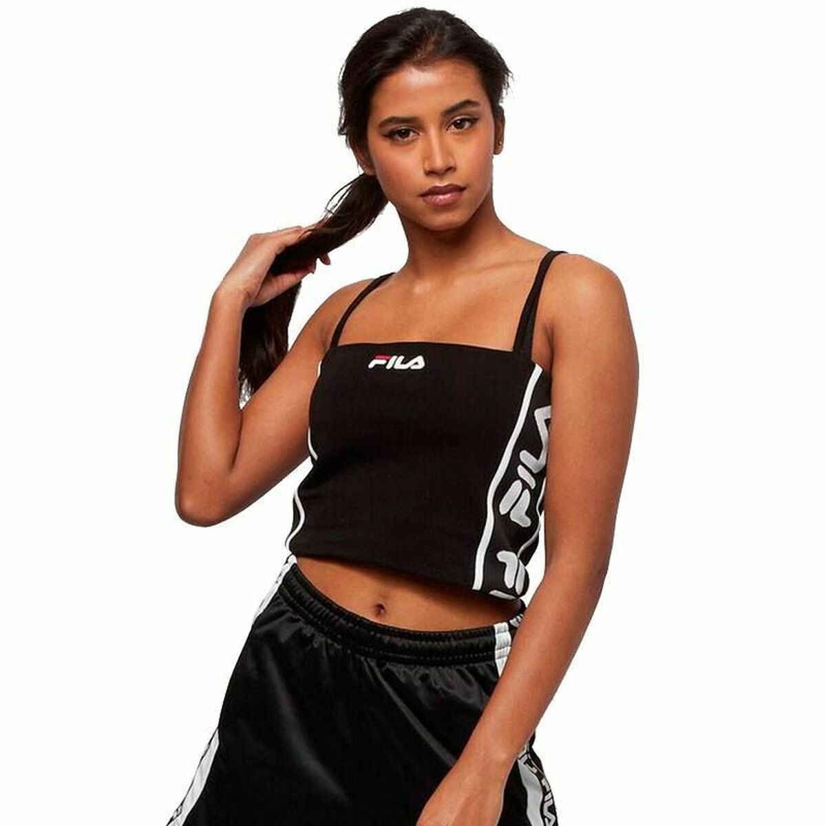 Sports Top til damer Fila  Essential  Sort