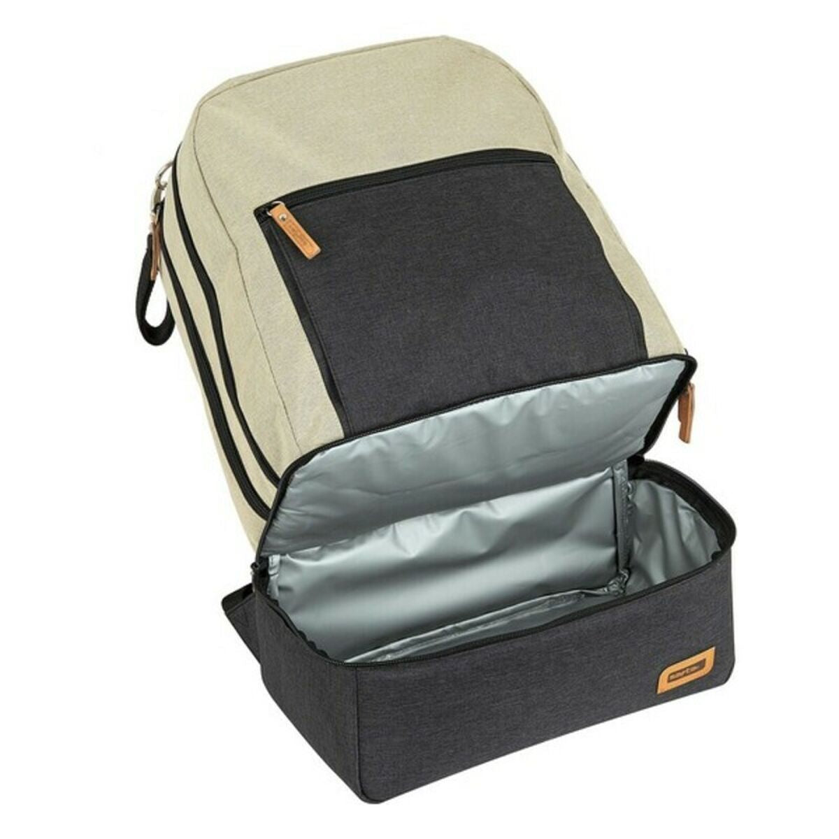 Sportstaske med skoholder Safta M883 Beige Mørkegrå 15 L
