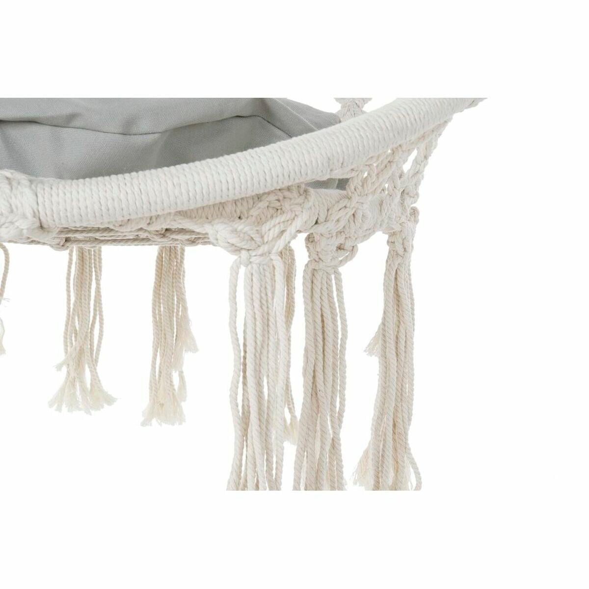 Hængekøje DKD Home Decor Beige Polyester Bomuld Bambus (82 x 62 x 123 cm)