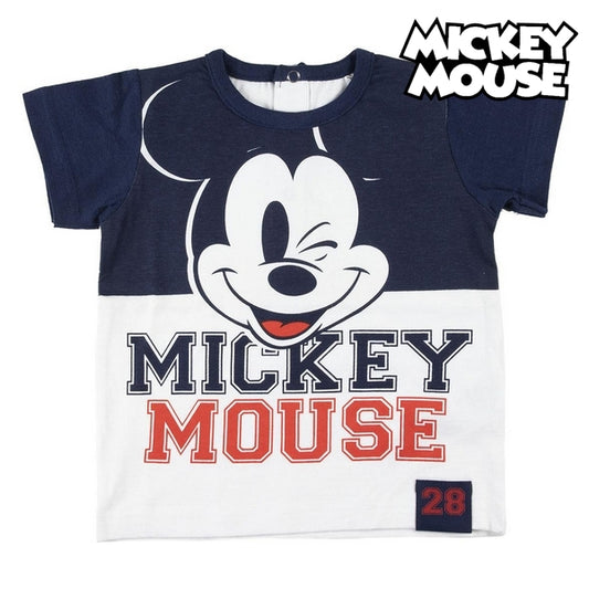 Børne Kortærmet T-shirt Mickey Mouse