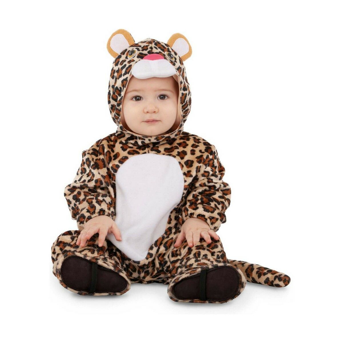 Kostume til babyer My Other Me Leopard (4 Dele)