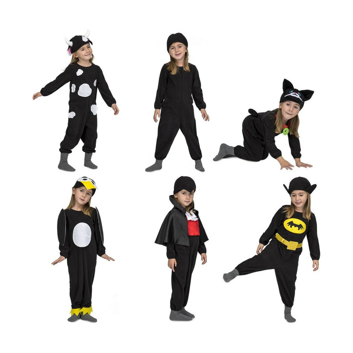 Kostume til babyer My Other Me Quick 'n' fun Sort (3 Dele)