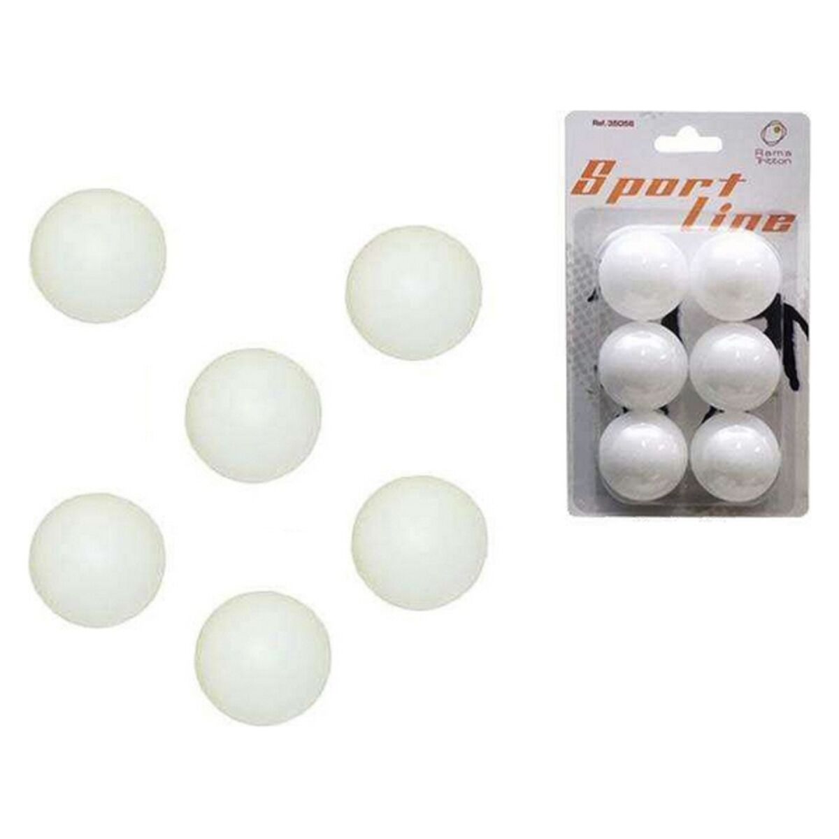 Sæt 35056 Bordtennis Bolde Plastik (6 uds)
