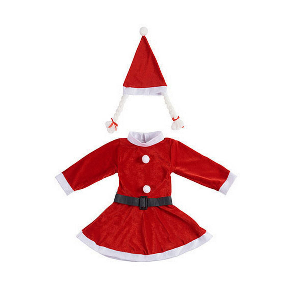 Kostume til babyer Julemandens kone 0-2 år