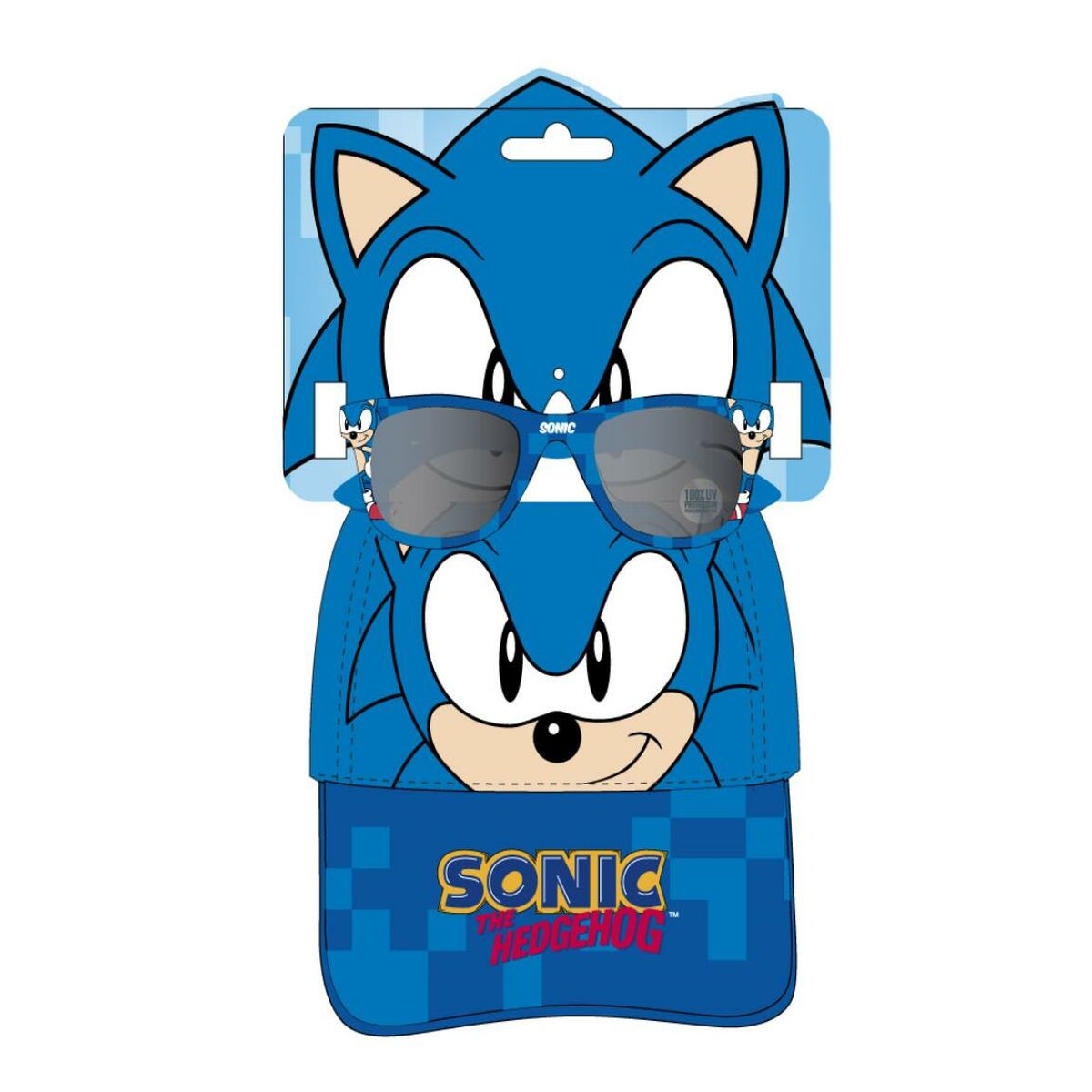 Børnekasket Sonic Blå (53 cm)