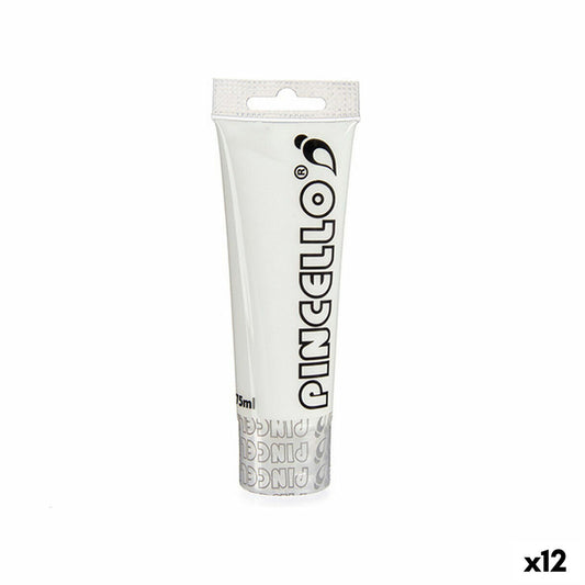 Akrylmaling 75 ml Hvid (12 enheder)