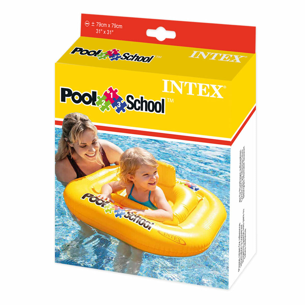 Baby flyder Intex Gul 79 x 23 x 79 cm (12 enheder)